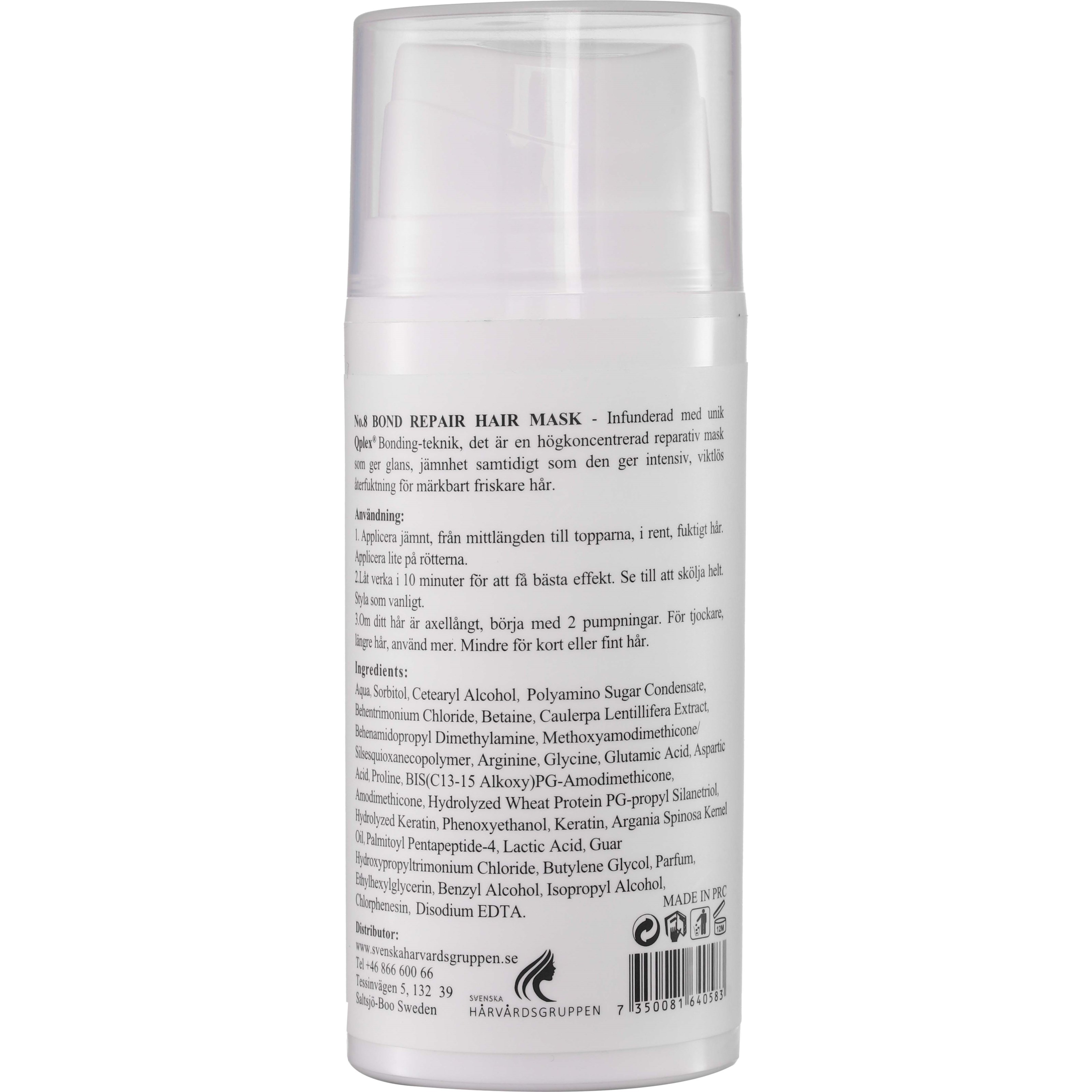 Alternativ bild 1 för Arganmidas Qplex No.8 Bond Repair Hair Mask 100 st