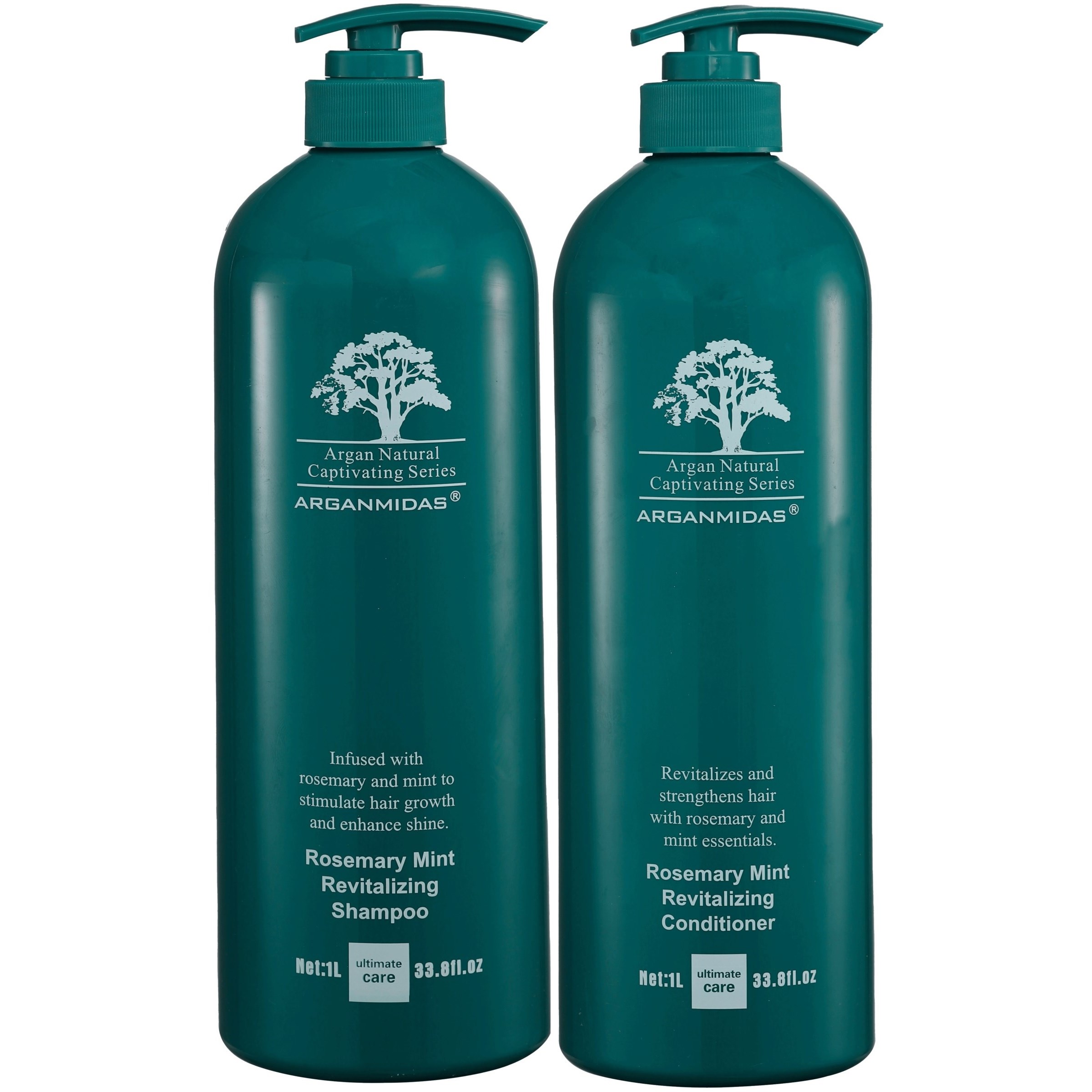Arganmidas Rosemary Mint Revitalizing Bundle Shampoo 1000 ml & Co