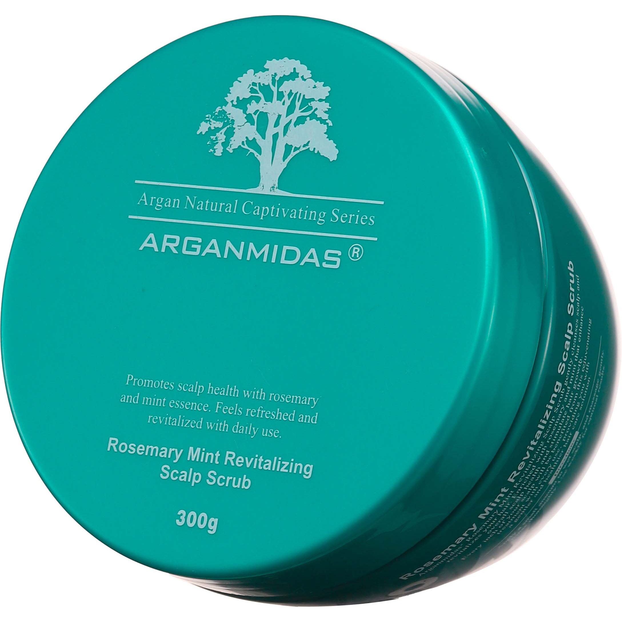 Arganmidas Rosemary Mint Revitalizing Scalp Scrub 300 g (obrázok 3)