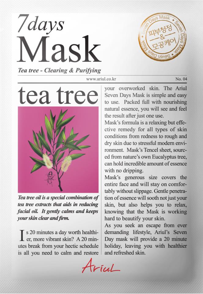 Ariul Tea Tree 7 Days Mask 20g