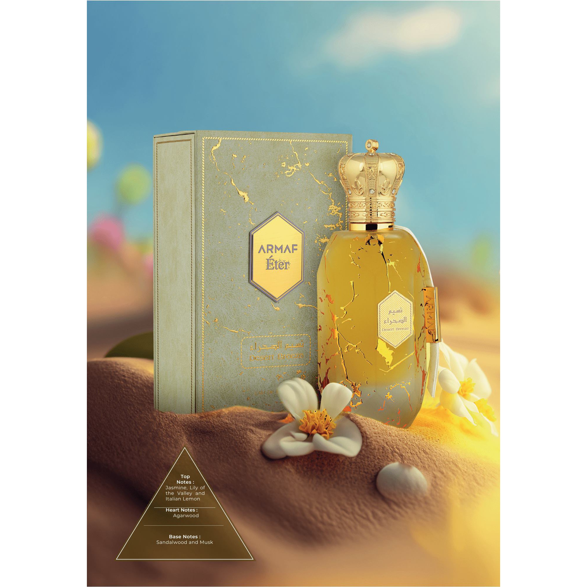 Armaf Éter Desert Breeze Eau de Parfum 100 ml (obrázok 3)