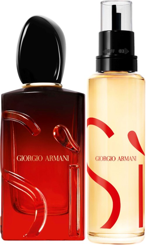 giorgio armani si passione intense woda perfumowana 100 ml   zestaw 