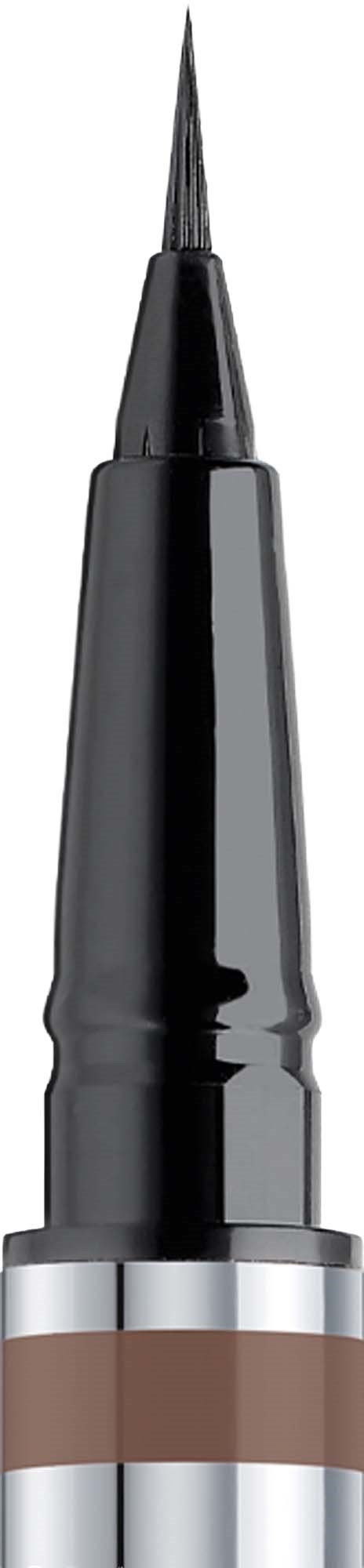 Liquid eyeliner pen with a pointed brush tip and black handle.