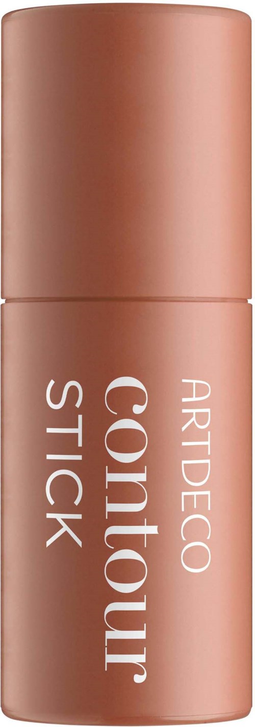 A brown tube with white text, called 'ARTIDEC Contour Stick.' It looks like makeup or skincare product.