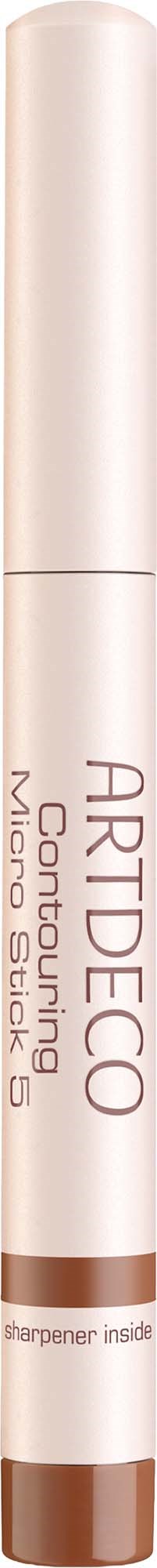 Contouring makeup stick with a beige cap and brown bottom, labeled ARTDECO Contouring Minos Stick.