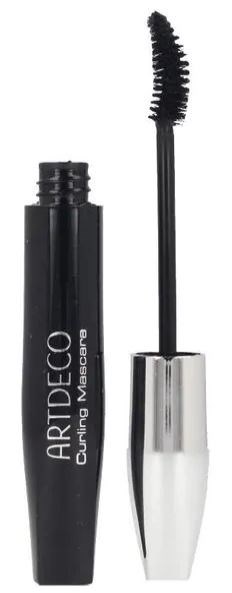 En svart tub med ARTDECO Clear Maskara och en krökt mascara-borste.