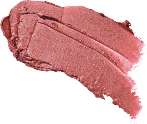 Roter Lippenstift-Swatch mit glatter, cremiger Textur und leichtem Glanz.