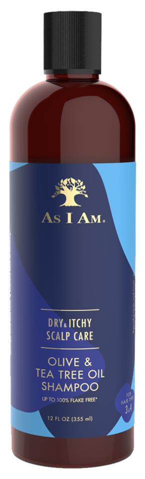 As I Am Shampoo w/ Olive & Tea Tree Oil 356ml