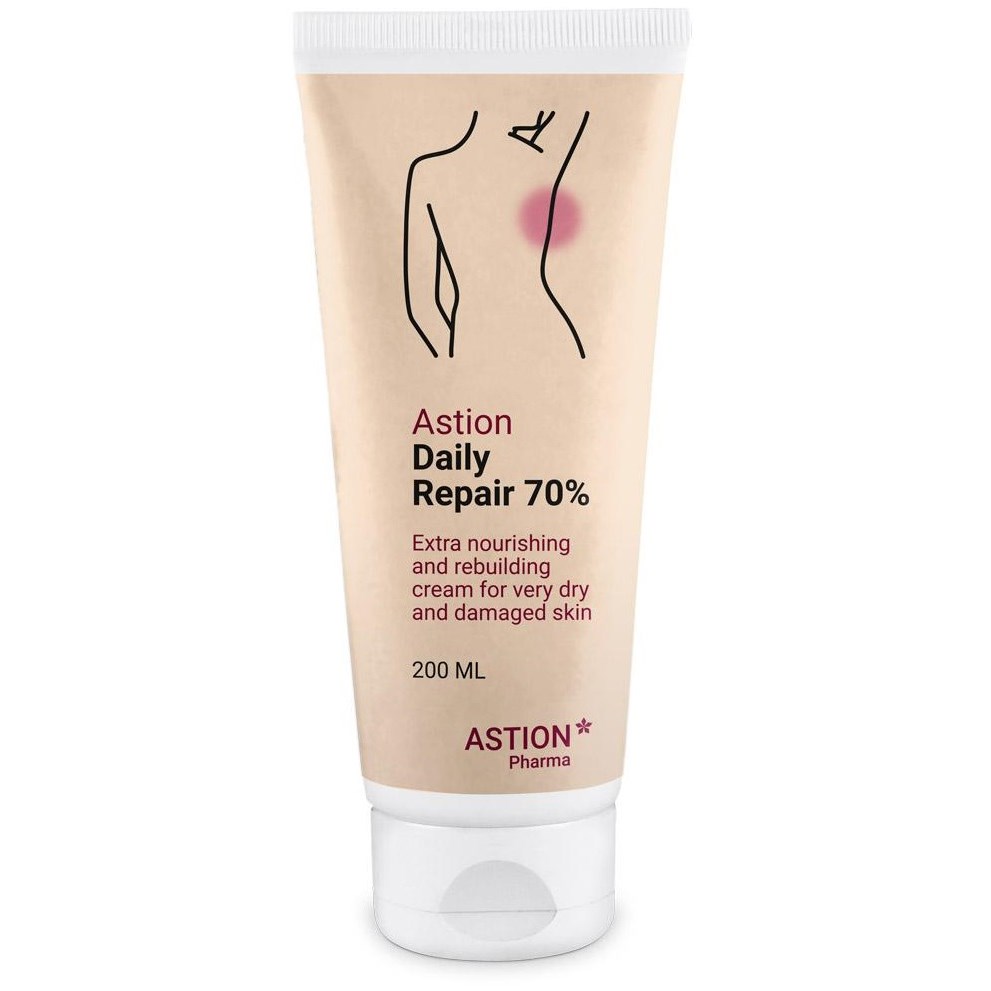 Astion Fedtcreme 70% â Fugtgivende creme med Urea og Niacinamid - 200 ml