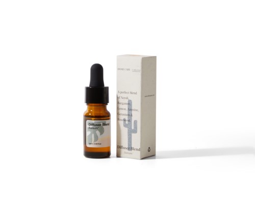 A small amber bottle with a black dropper cap and a box beside it, both are skincare or medicine products.