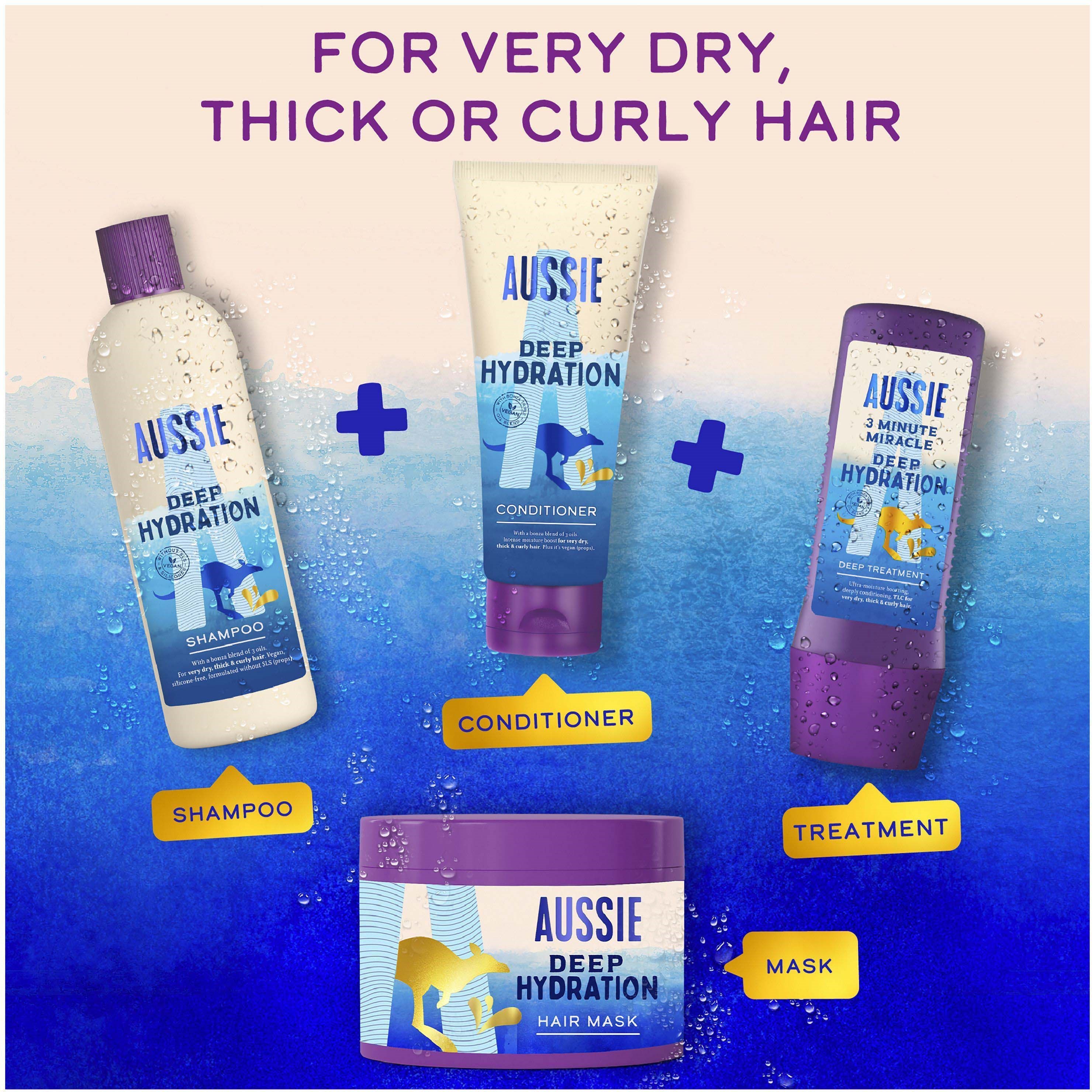 Aussie 8 Minute Miracle Deep Hydration Vegan Hair Mask 225 ml (obrázok 8)