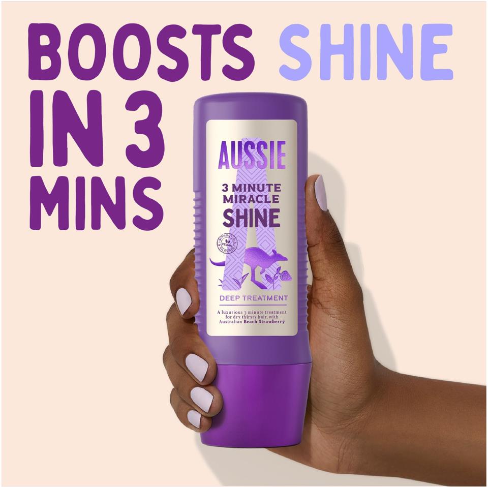Aussie 3 Minute Miracle Shine Treatment 225 Ml Lyko Aussie 3 minute miracle shine treatment 225 ml lyko