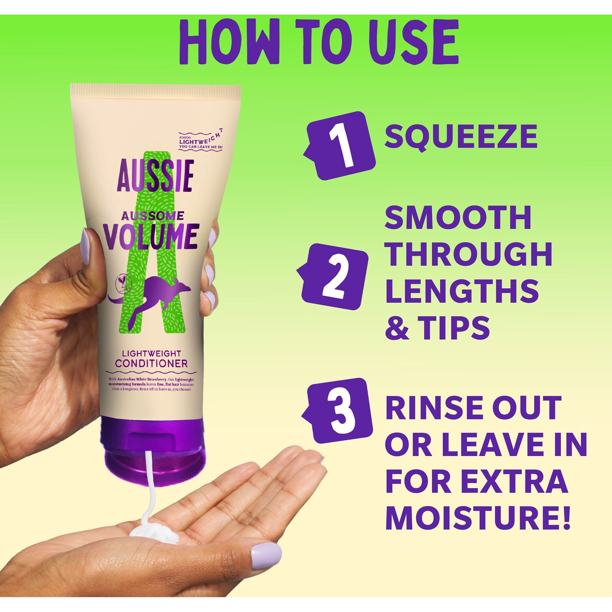 Aussie Aussome Volume Lightweight Conditioner 400 ml (obrázok 6)
