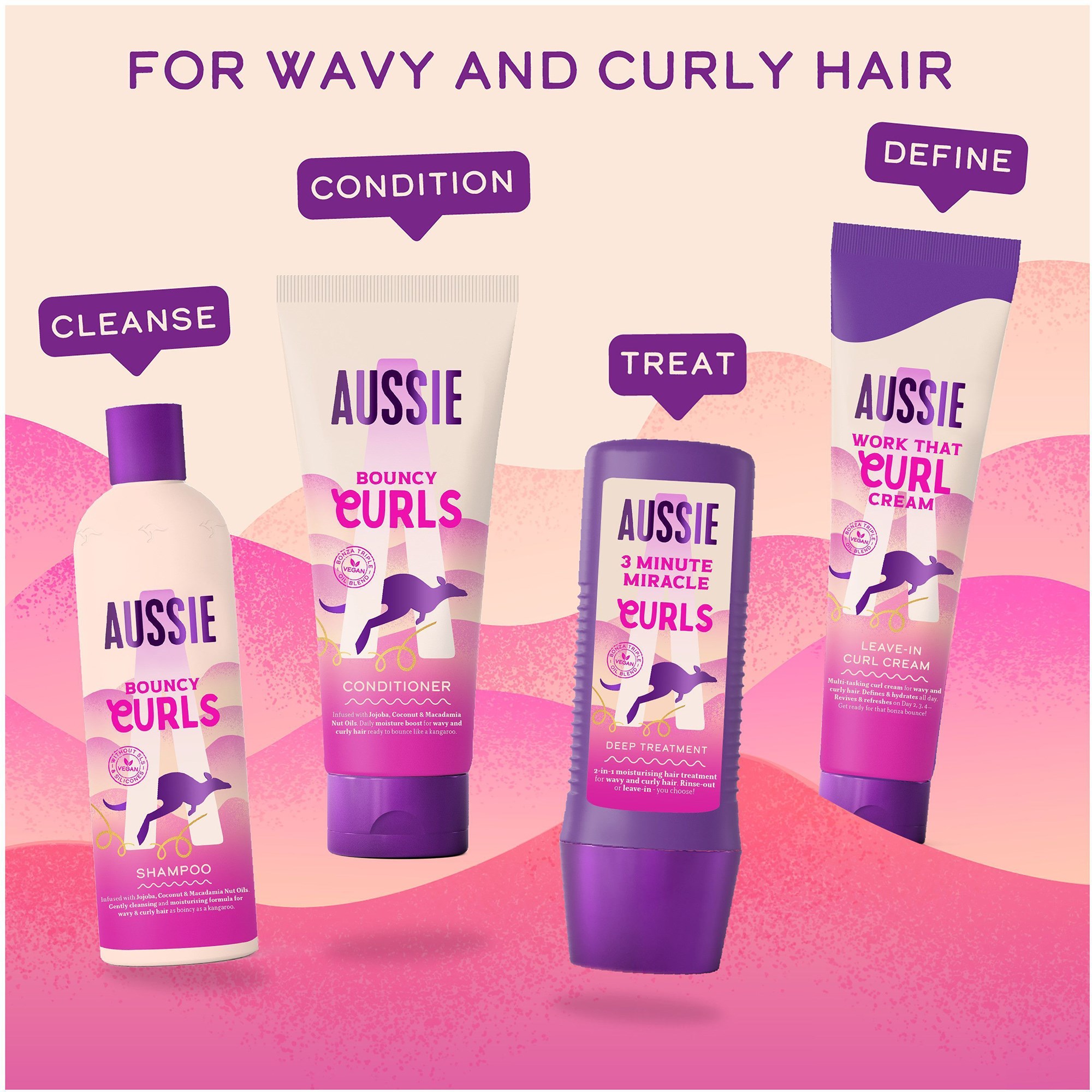 Aussie Bouncy Curls Deep Treatment 3 Minute Miracle 225 ml (obrázok 6)