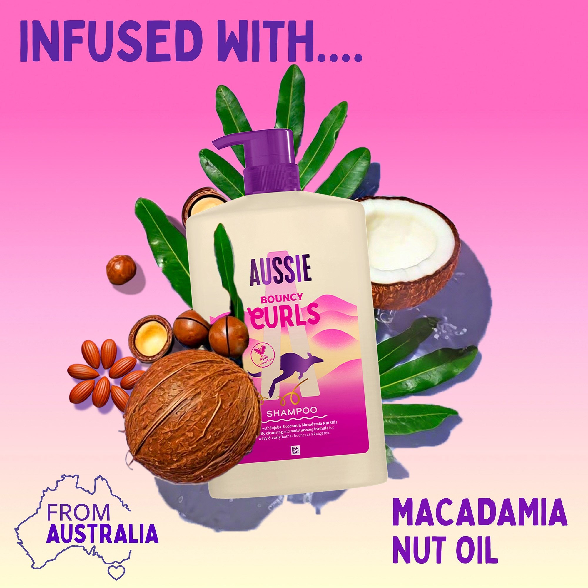 Aussie Bouncy Curls Shampoo 1000 ml (obrázok 4)