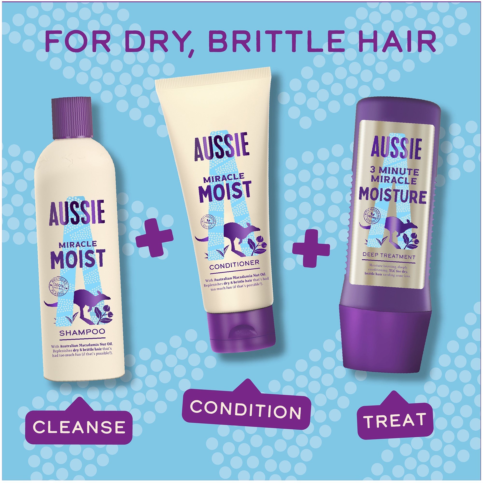 Aussie Miracle Moist Conditioner Miracle Moist 200ml - Odżywka do włos (obrázok 7)