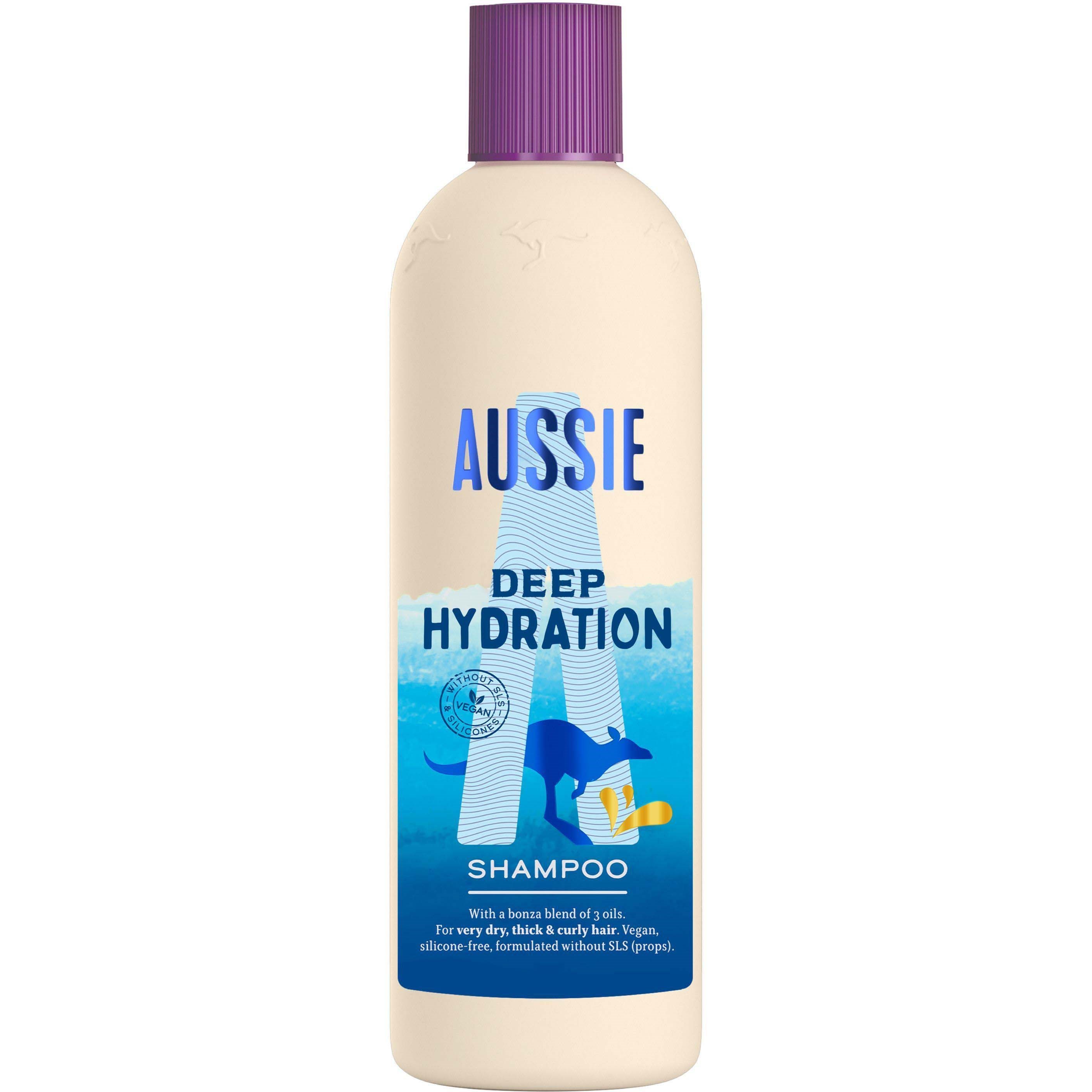 Läs mer om Aussie Deep Hydration Vegan Shampoo 300 ml