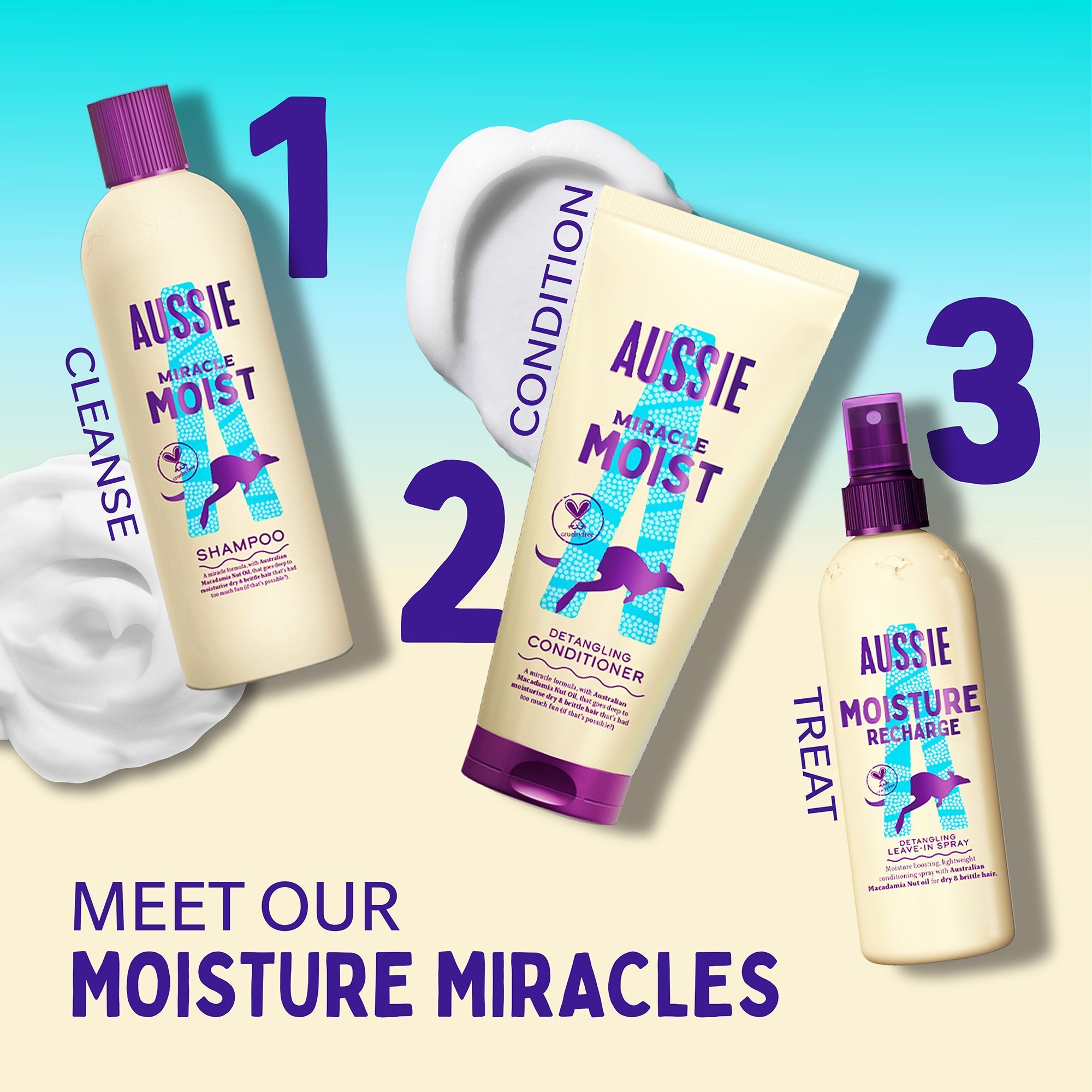 Aussie Miracle Moist Detangling Conditioner 275 ml (obrázok 9)