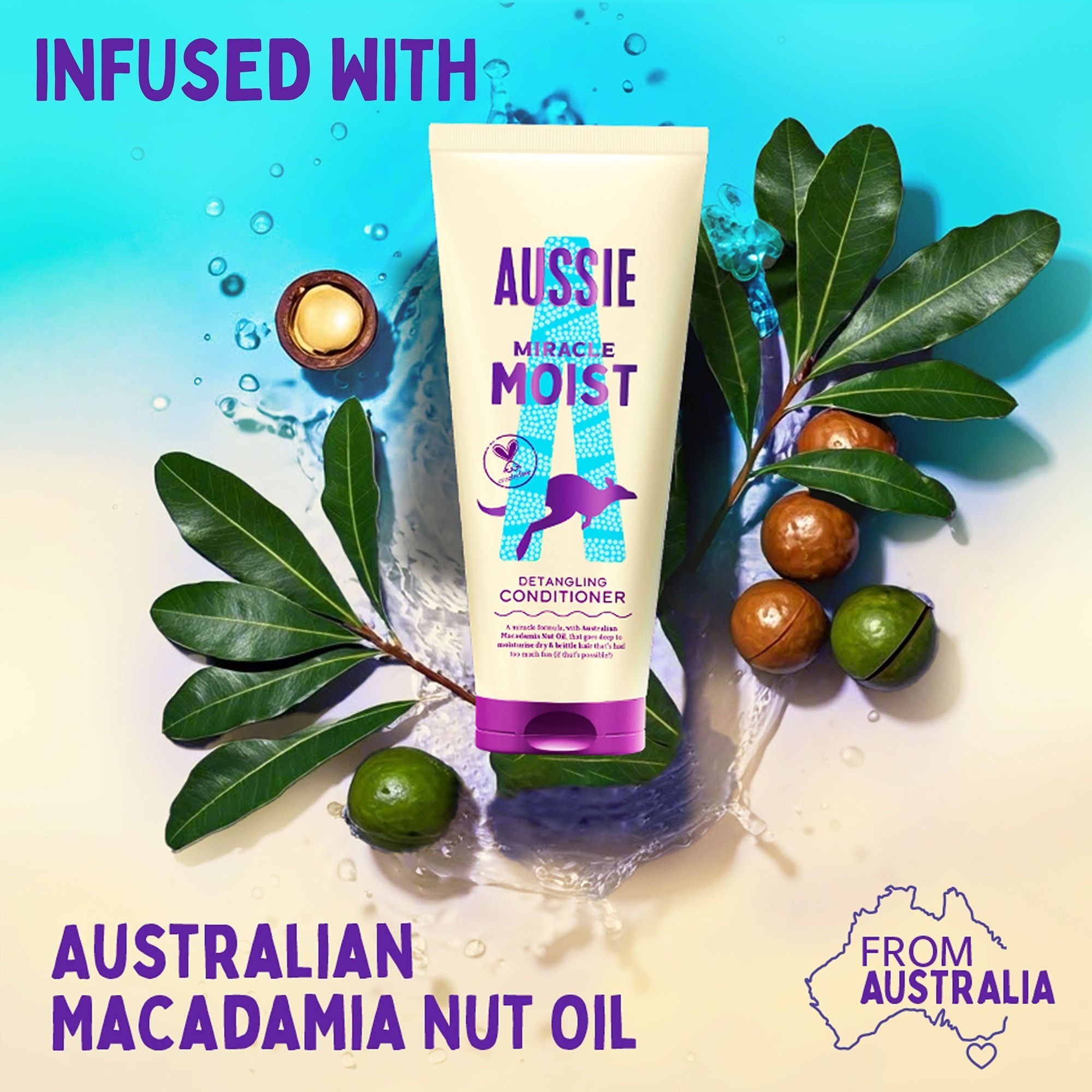 Aussie Miracle Moist Detangling Conditioner 400 ml (obrázok 4)