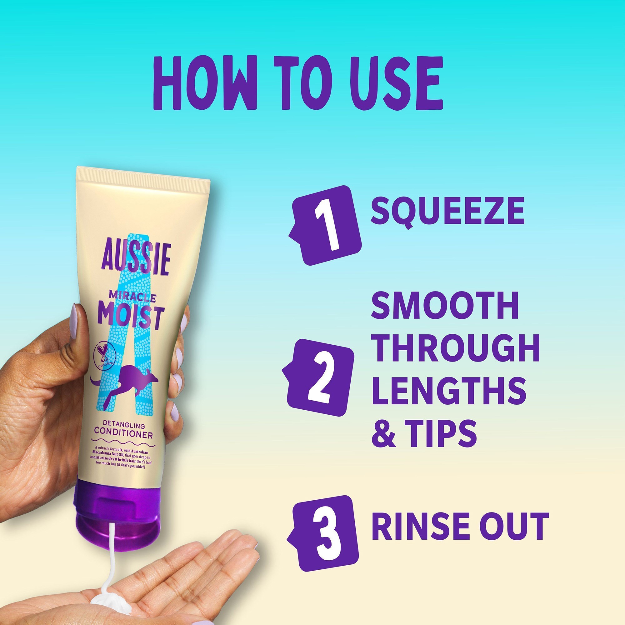 Aussie Miracle Moist Detangling Conditioner 400 ml (obrázok 6)
