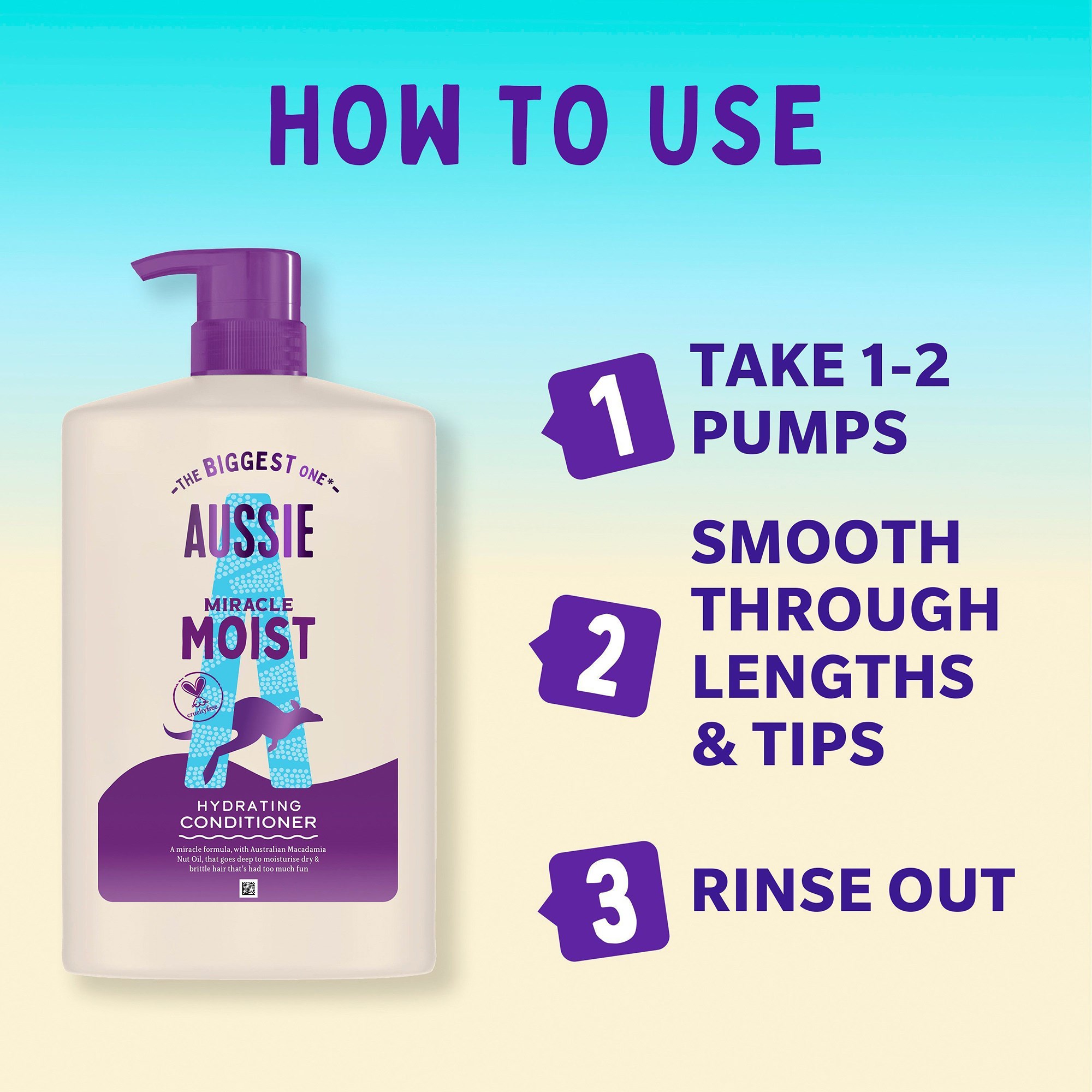 Aussie Miracle Moist Hydrating Conditioner 1000 ml (obrázok 6)
