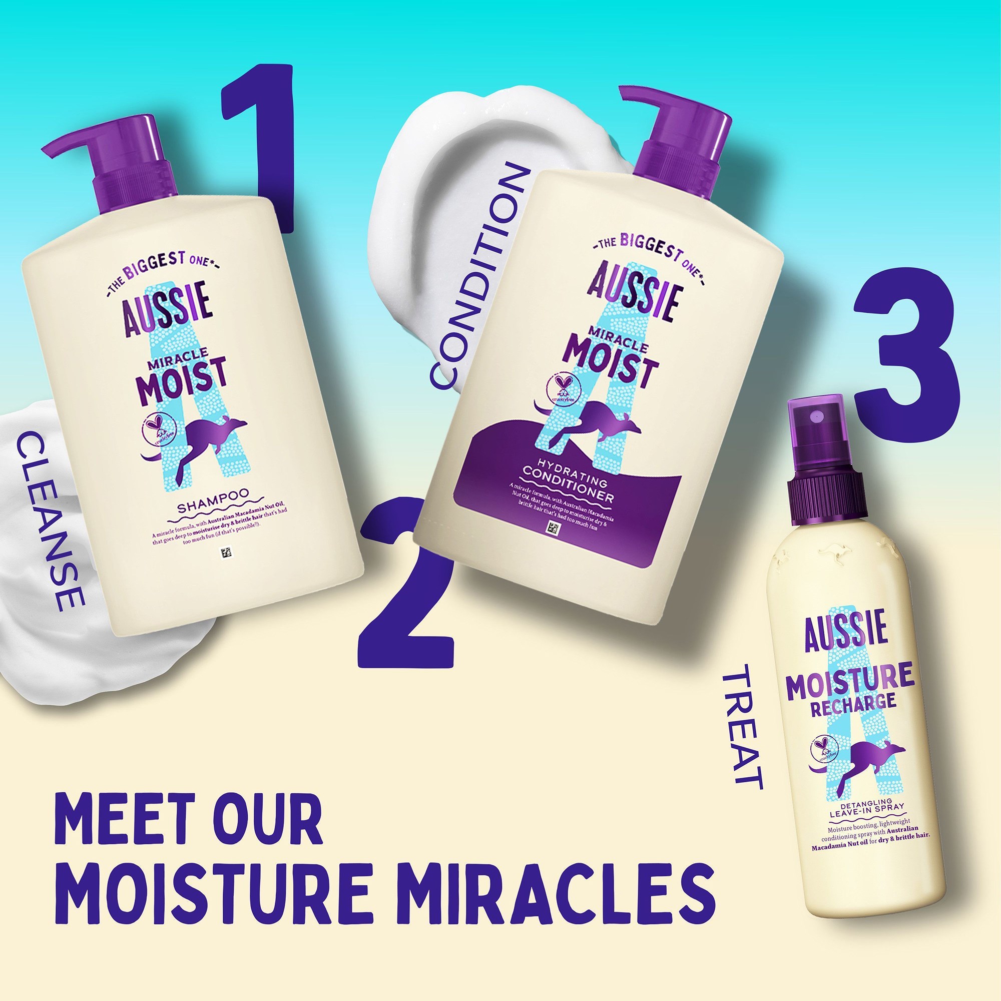 Aussie Miracle Moist Hydrating Conditioner 1000 ml (obrázok 9)