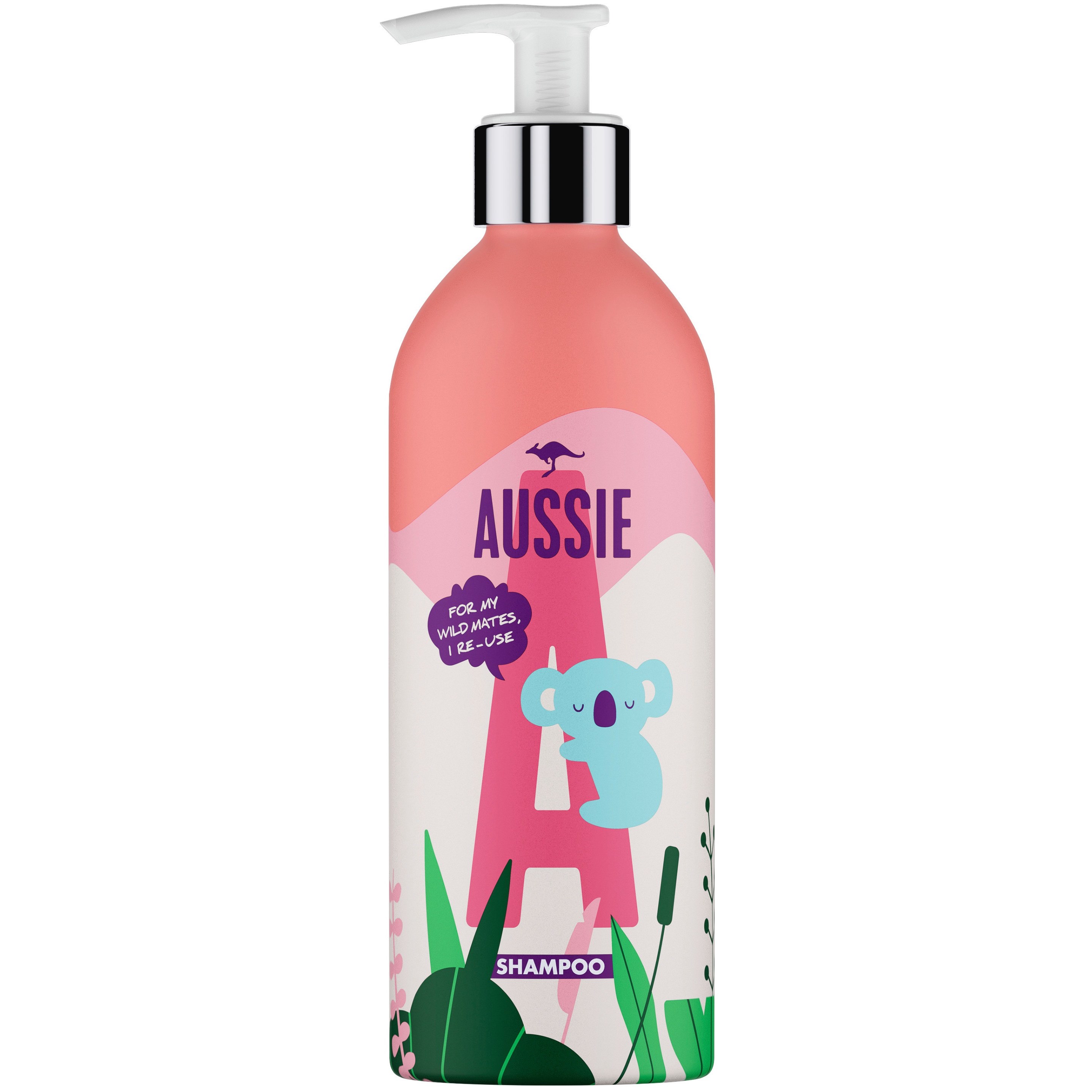 Aussie Miracle Moist Shampoo Refillable Bottle 430 ml