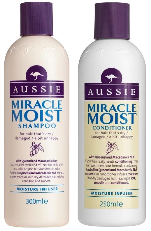Aussie Miracle Moist Shampoo + Conditoner