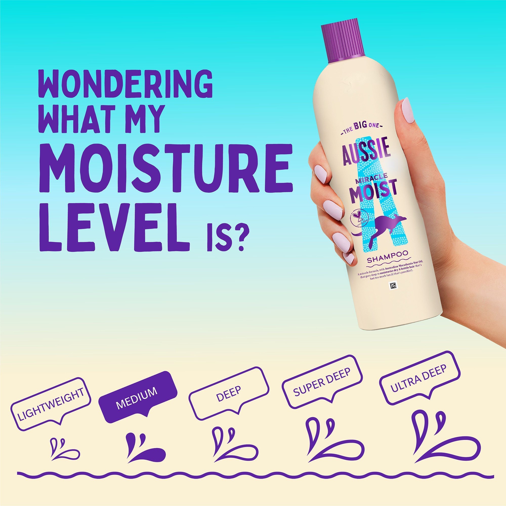 Aussie Miracle Moist Shampoo 400 ml (obrázok 6)