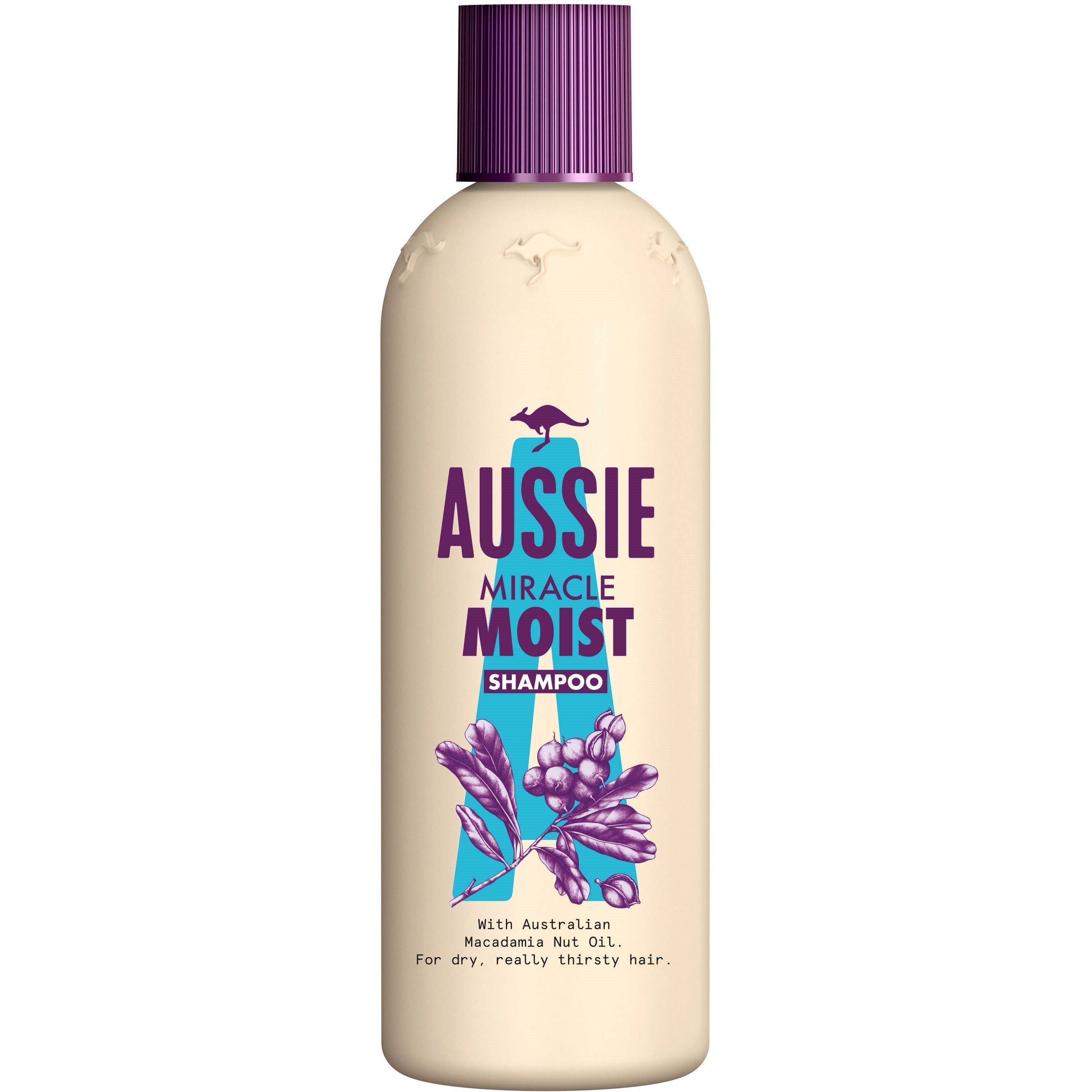 Läs mer om Aussie Miracle Moist Shampoo 90 ml