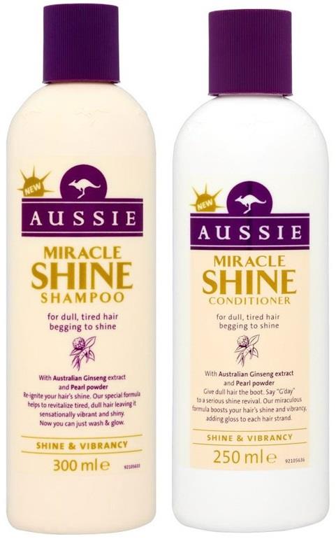 Aussie Miracle Shine Shampoo + Conditioner