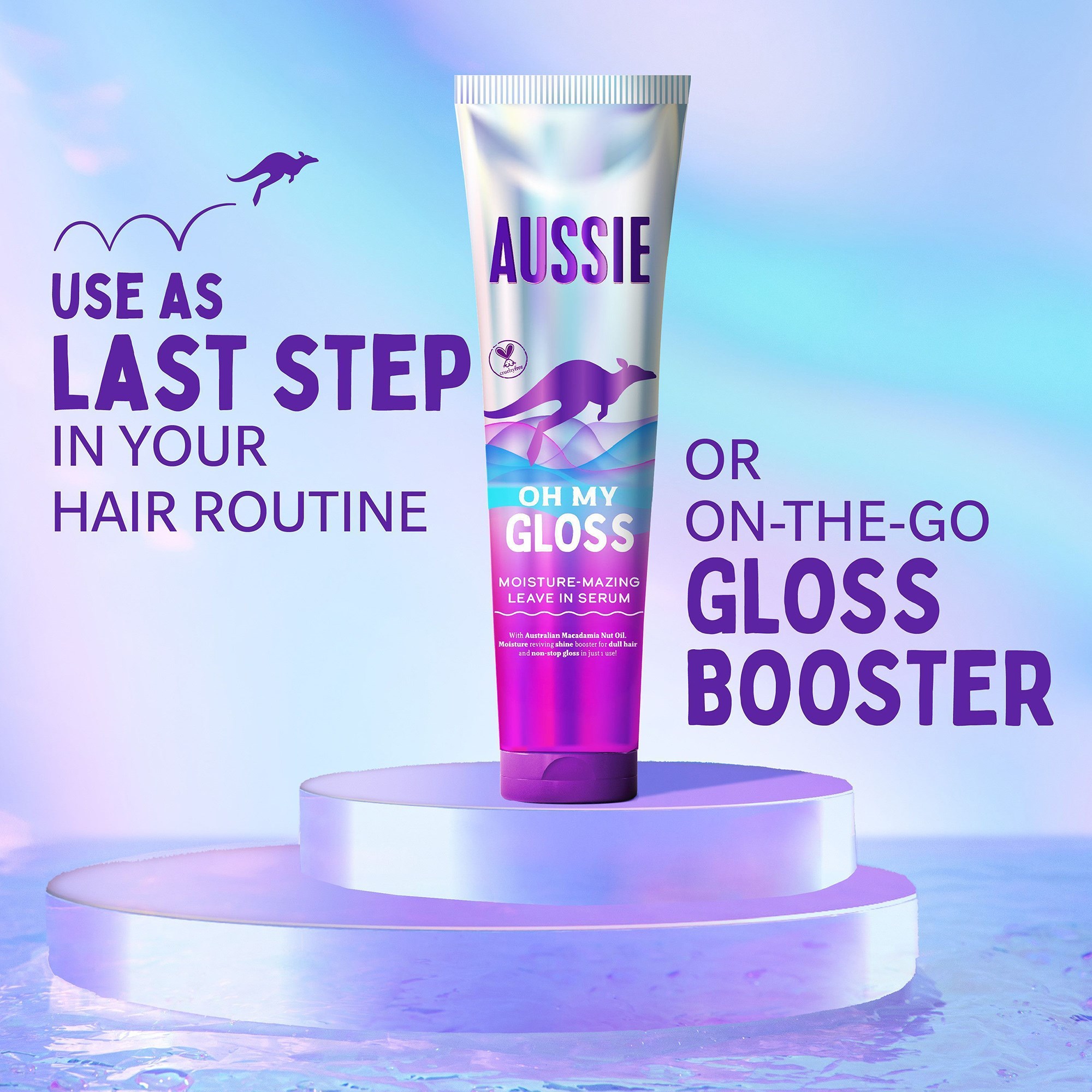 Aussie Oh My Gloss Moisture-Mazing Leave-In Serum 200 ml (obrázok 8)