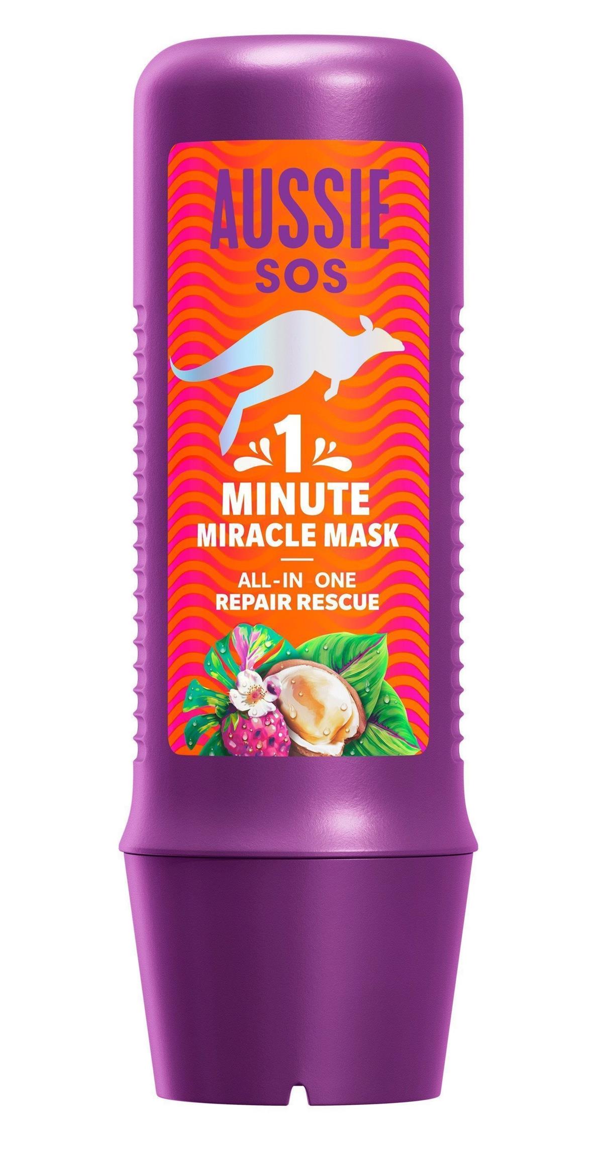 Aussie sos 1 minute miracle all in one repair rescue mask 250 ml lyko