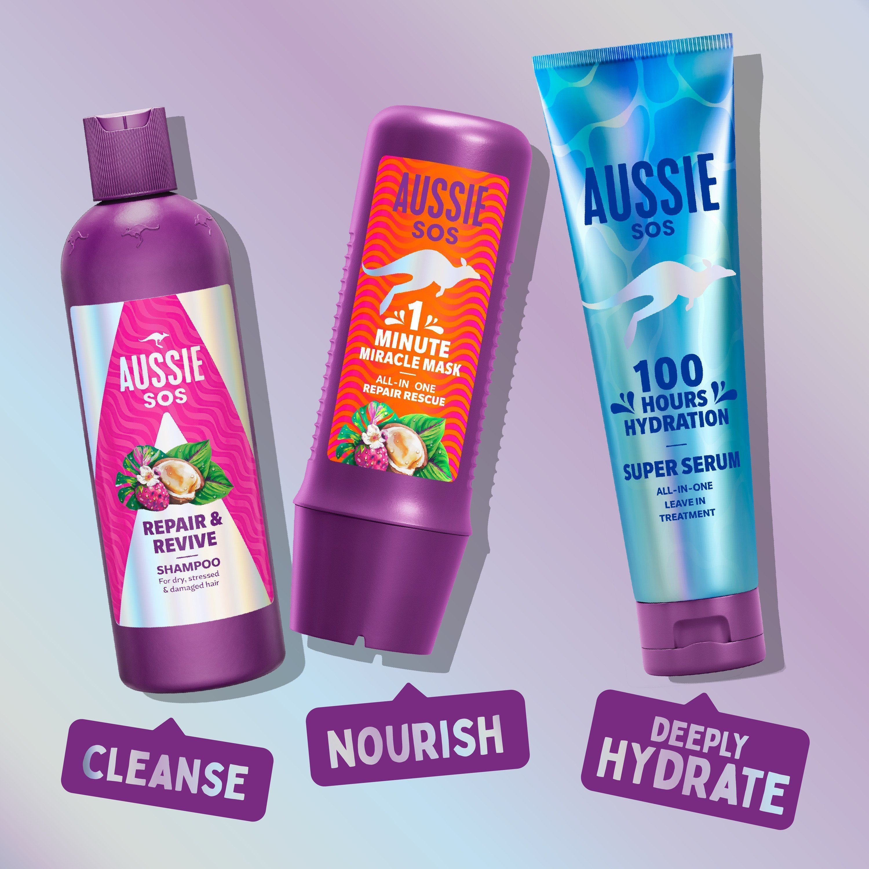 Aussie SOS 1 Minute Miracle All In One Repair Rescue Mask 250 ml (obrázok 8)