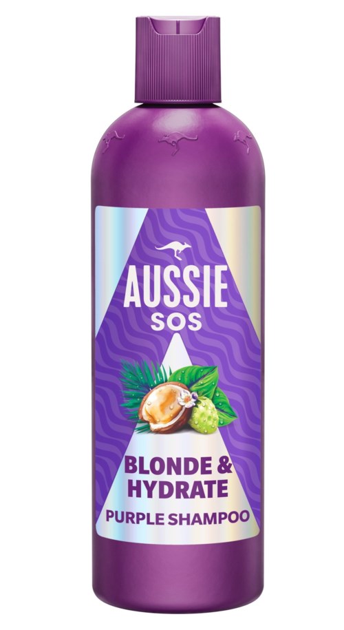 Aussie SOS Blonde & Hydrate Purple Shampoo 300 ml