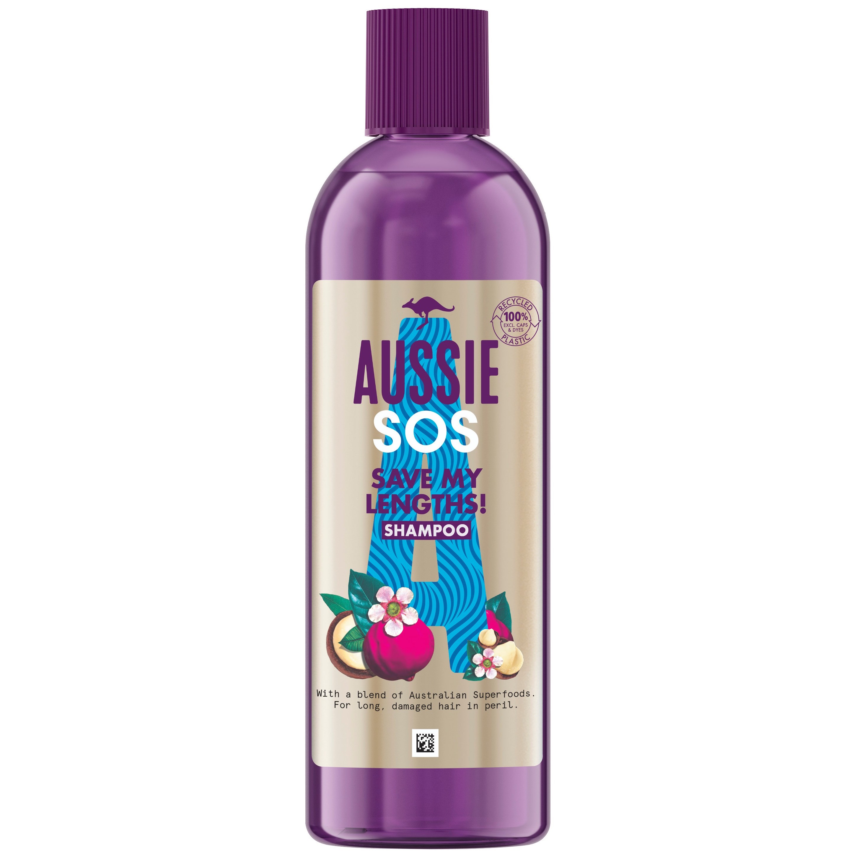 Läs mer om Aussie SOS Save My Lengths! Shampoo 290 ml
