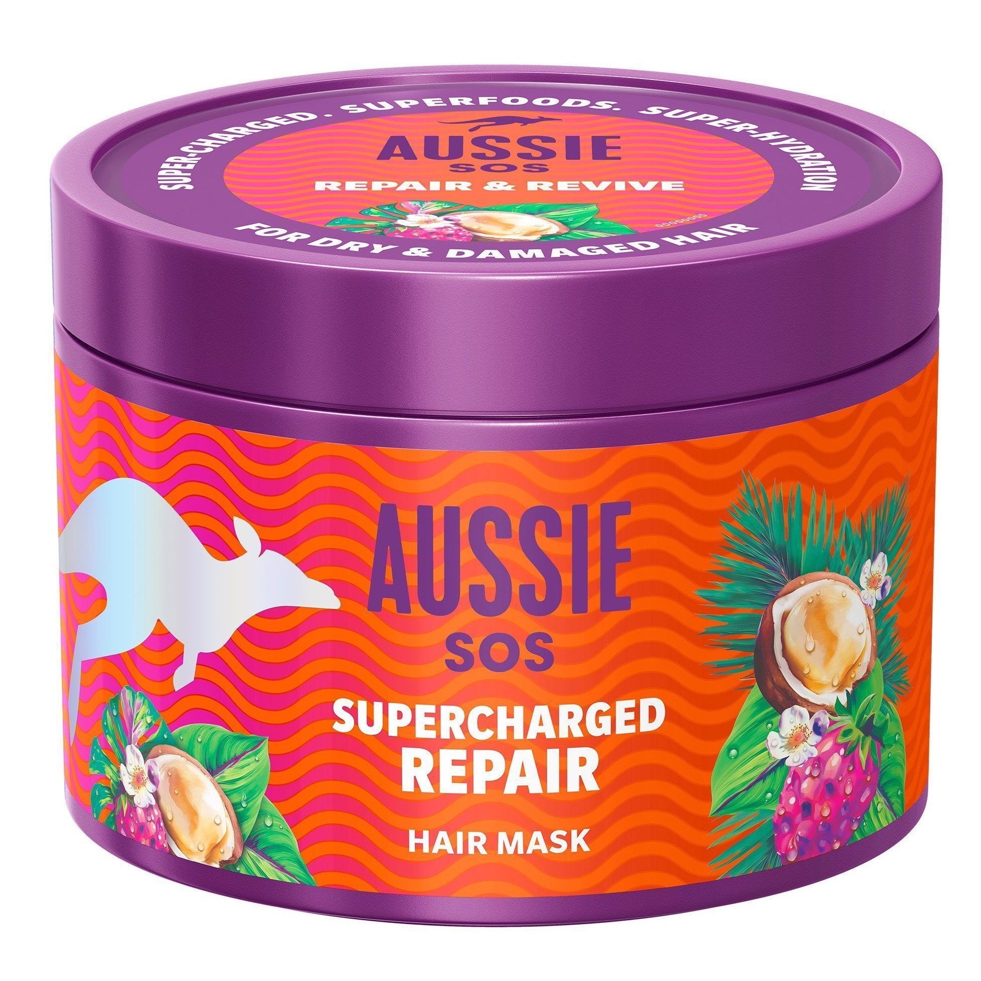 AUSSIE SOS Supercharged Repair Hair mask - 500ml