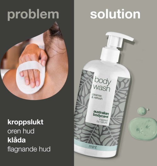 Illustrationen visar ett problem med huden och en kropps tvål för frisk, klar hud.