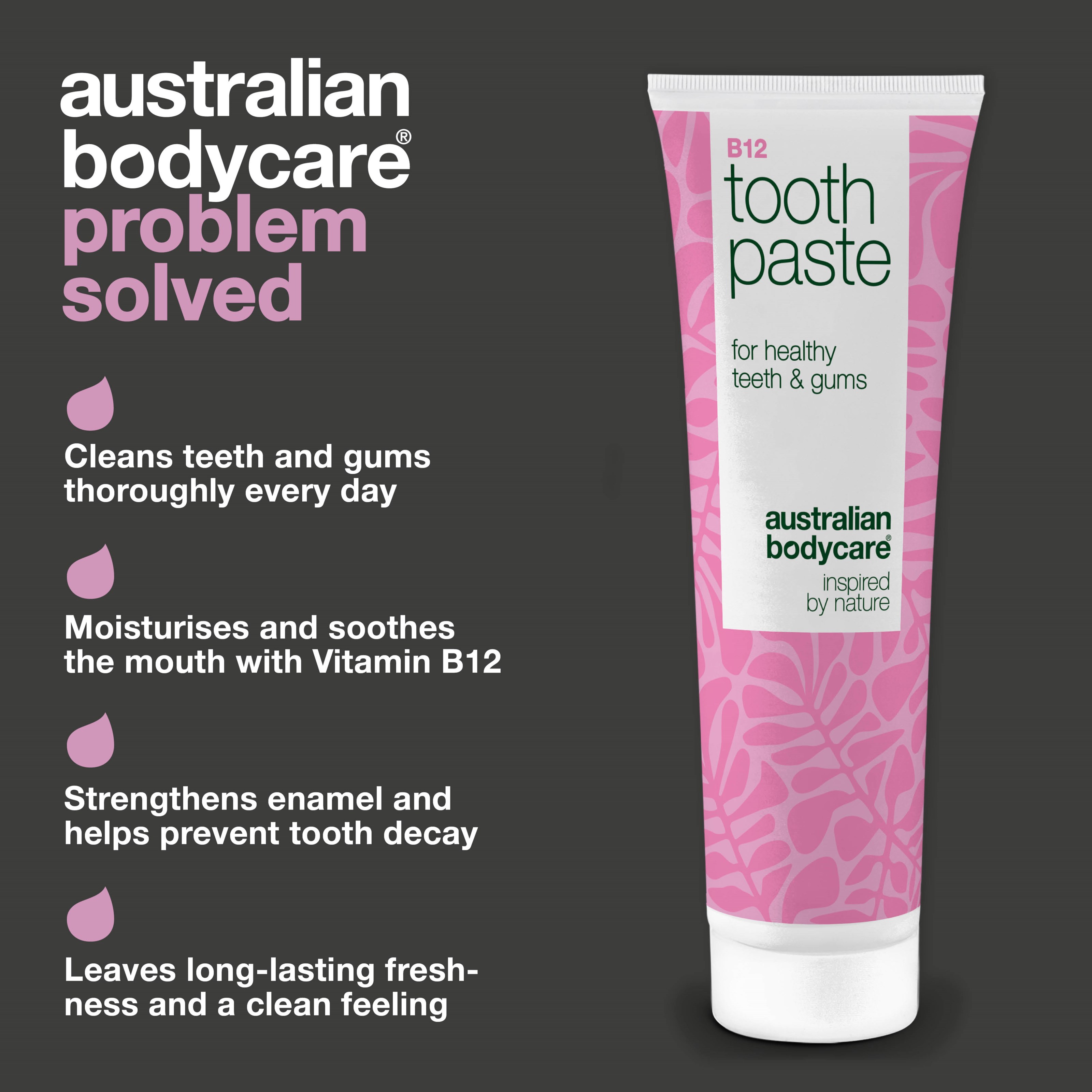 Australian Bodycare B12 Tooth Paste Fresh Mint 75 ml (obrázok 3)