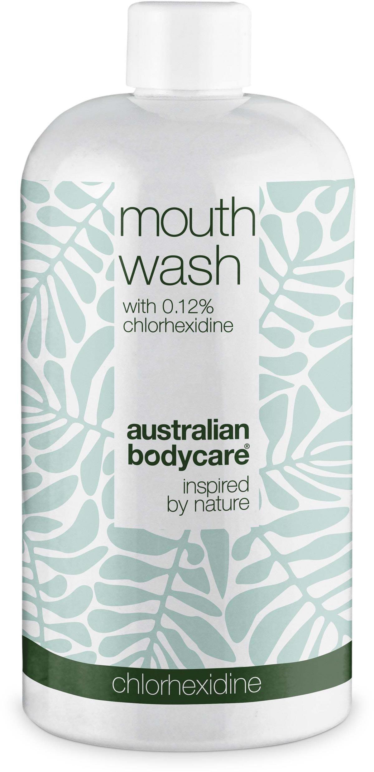 Australian Bodycare Chlorhexidine mouthwash 0.12%. 500 ml