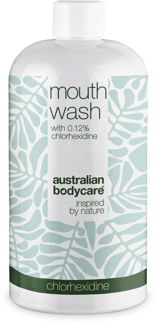 Australian Bodycare Chlorhexidine mouthwash 0.12%. 500 ml
