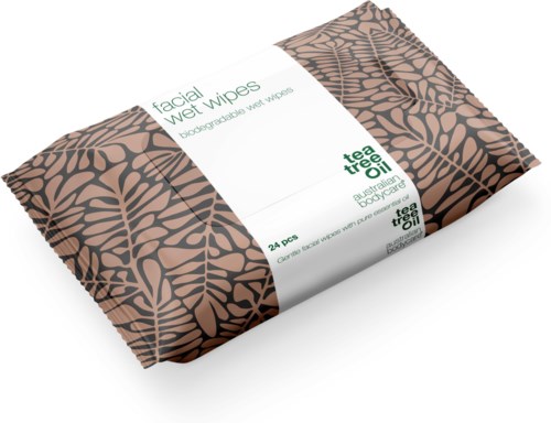 Australian Bodycare Facial wipes with Tea Tree Oil 24 st