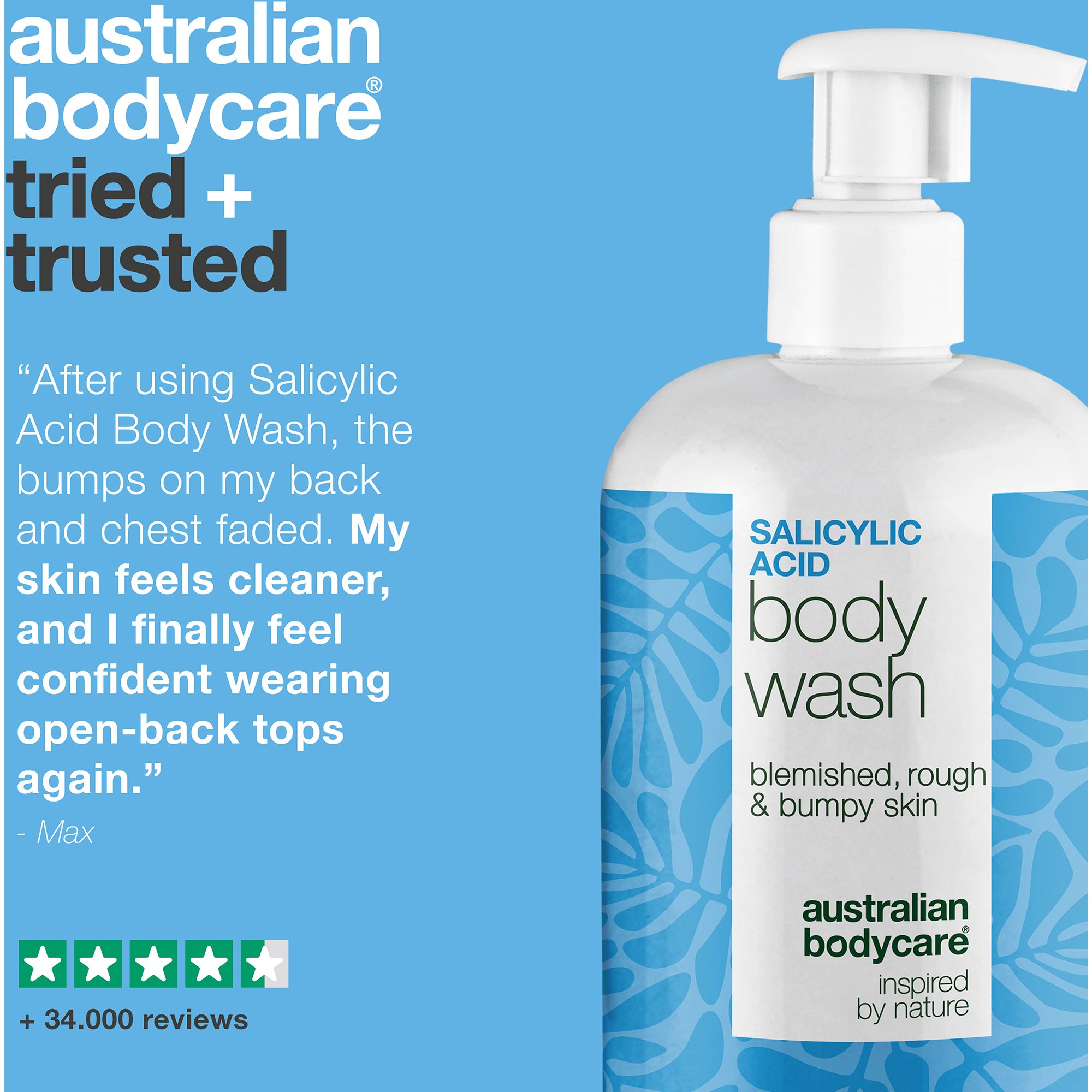 Australian Bodycare Salicylic Acid Body Wash 500 ml (obrázok 5)