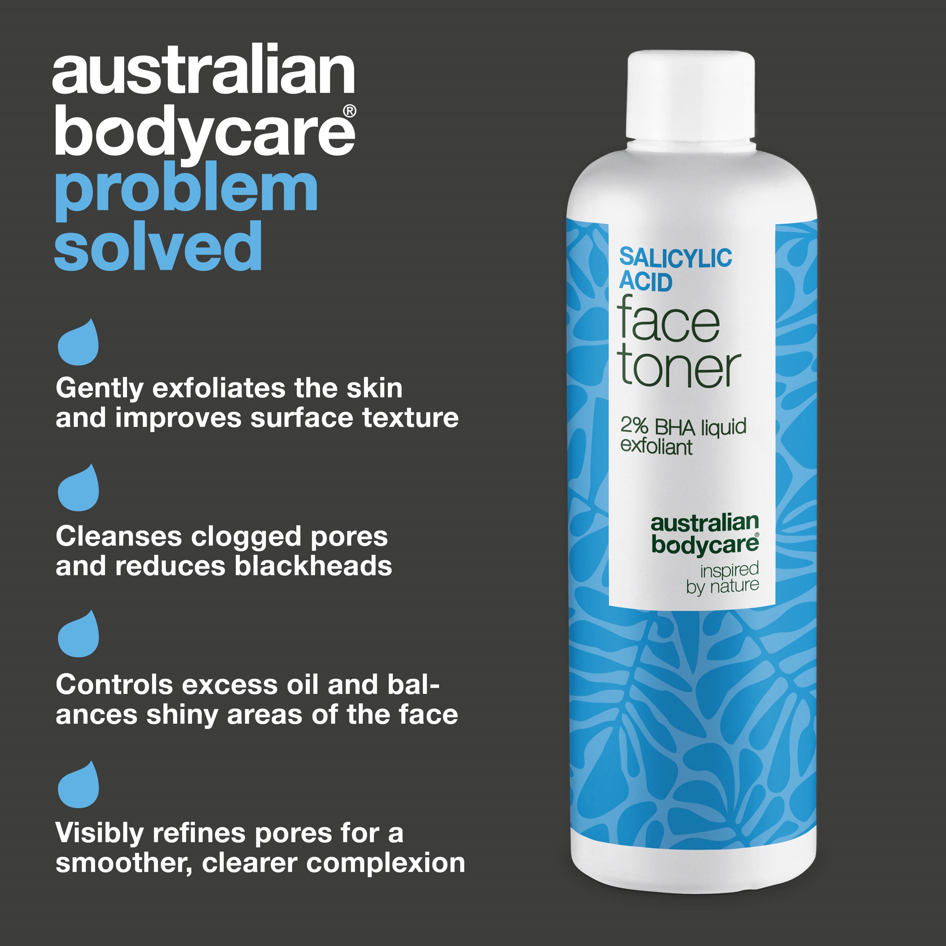 Australian Bodycare Salicylic Acid Face Toner 2% Bha Exfoliant 150 ml (obrázok 3)