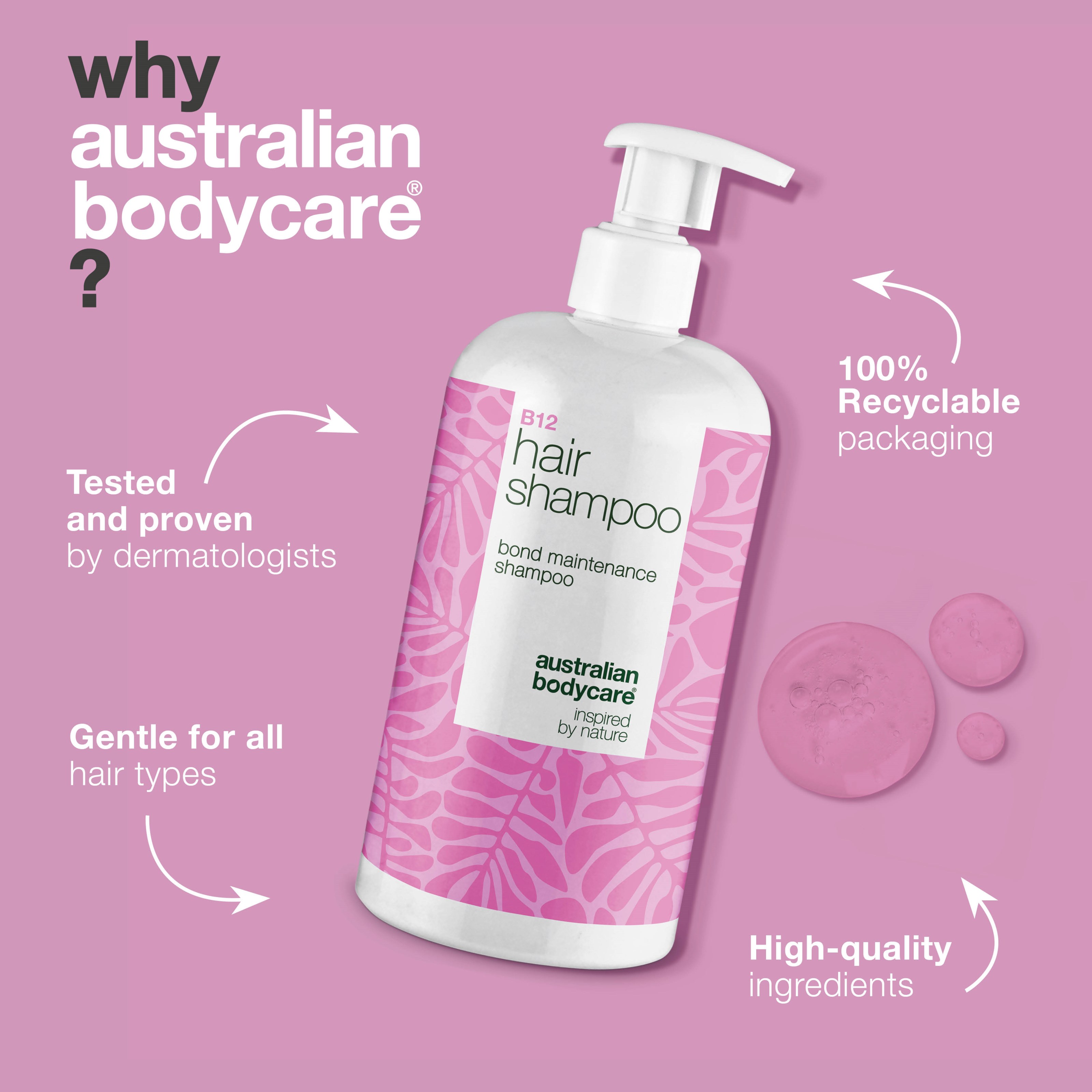 Australian Bodycare Vitamin B12 Hair Shampoo 500 ml (obrázok 4)