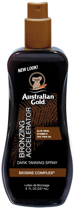 Australian Gold Accelerator Spray Gel with Bronzer 237 ml
