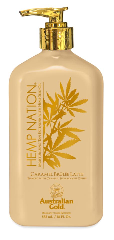 Australian Gold Hemp Nation Caramel Brulee Latte 535ml