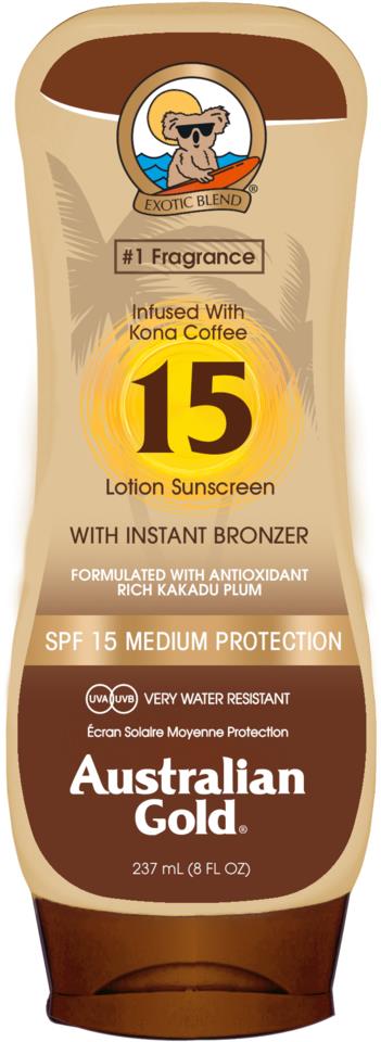 Australian Gold SPF 15 Lotion with Bronzer