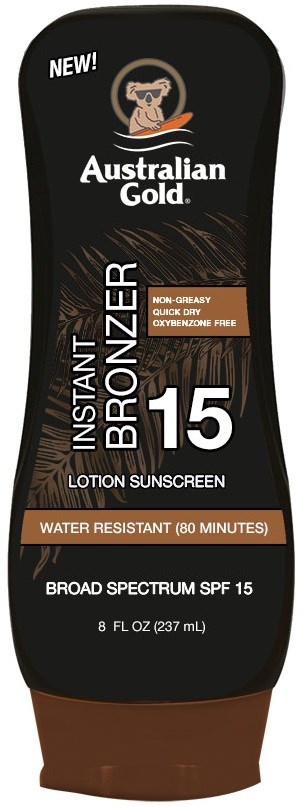 Australian Gold SPF15 Lotion With Bronzer 237 ml