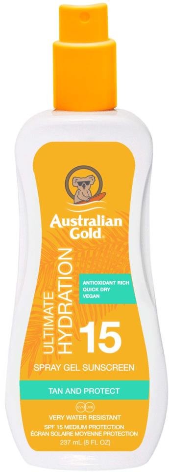 Australian Gold SPF 15 Spray Gel  237 ml